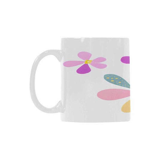 Quality Mug, coffee mug, tea cup, Bright florals, Set 2, design 49