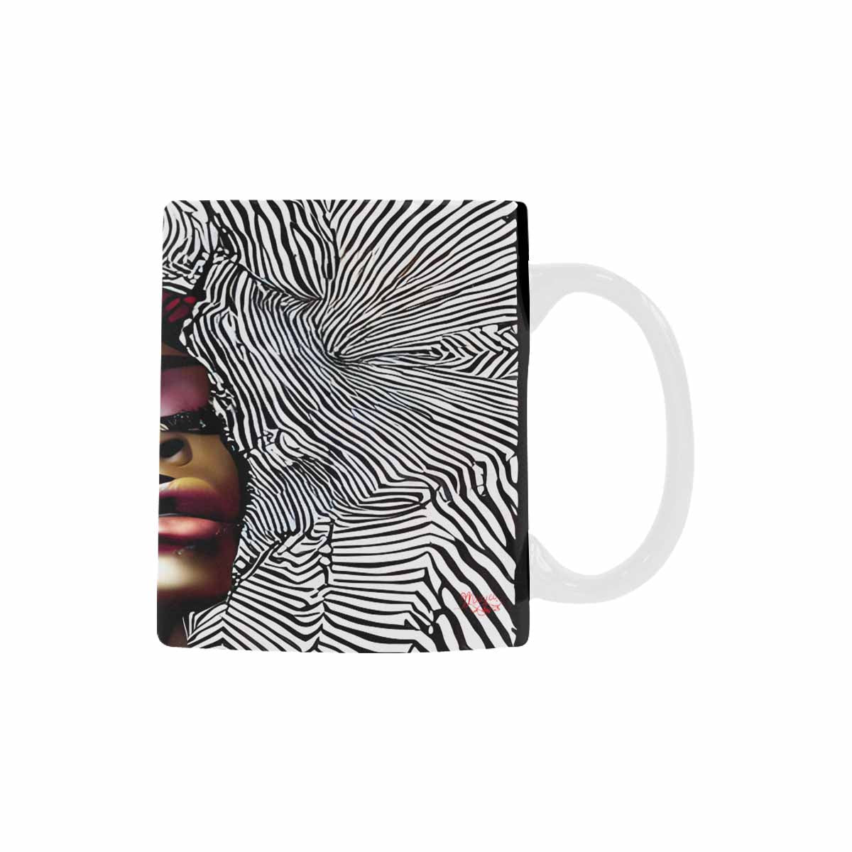 Quality Mug, coffee mug, tea cup, Black Faces, Set 1, design 64