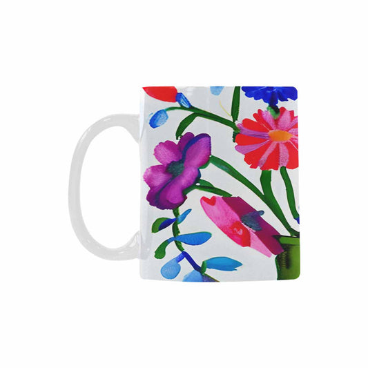 Quality Mug, coffee mug, tea cup, Bright florals, Set 1, Design 114