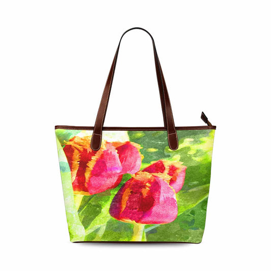 Classic Fabric handbag, watercolor floral, design 192