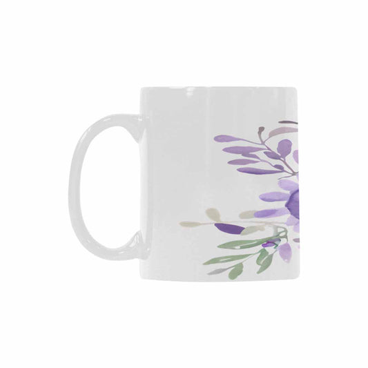 Quality Mug, coffee mug, tea cup, Bright florals, Set 2, design 27