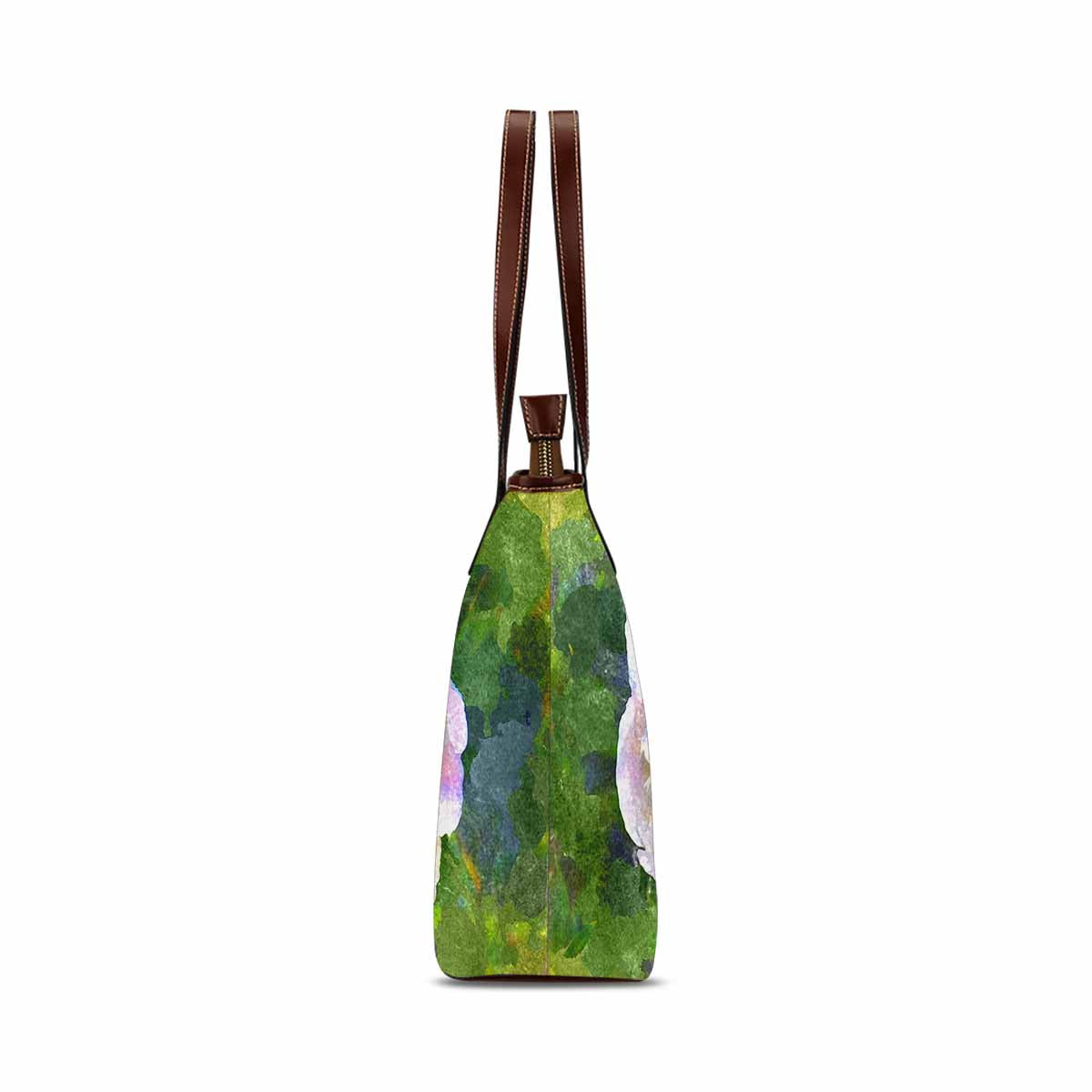 Classic Fabric handbag, watercolor floral, design 87