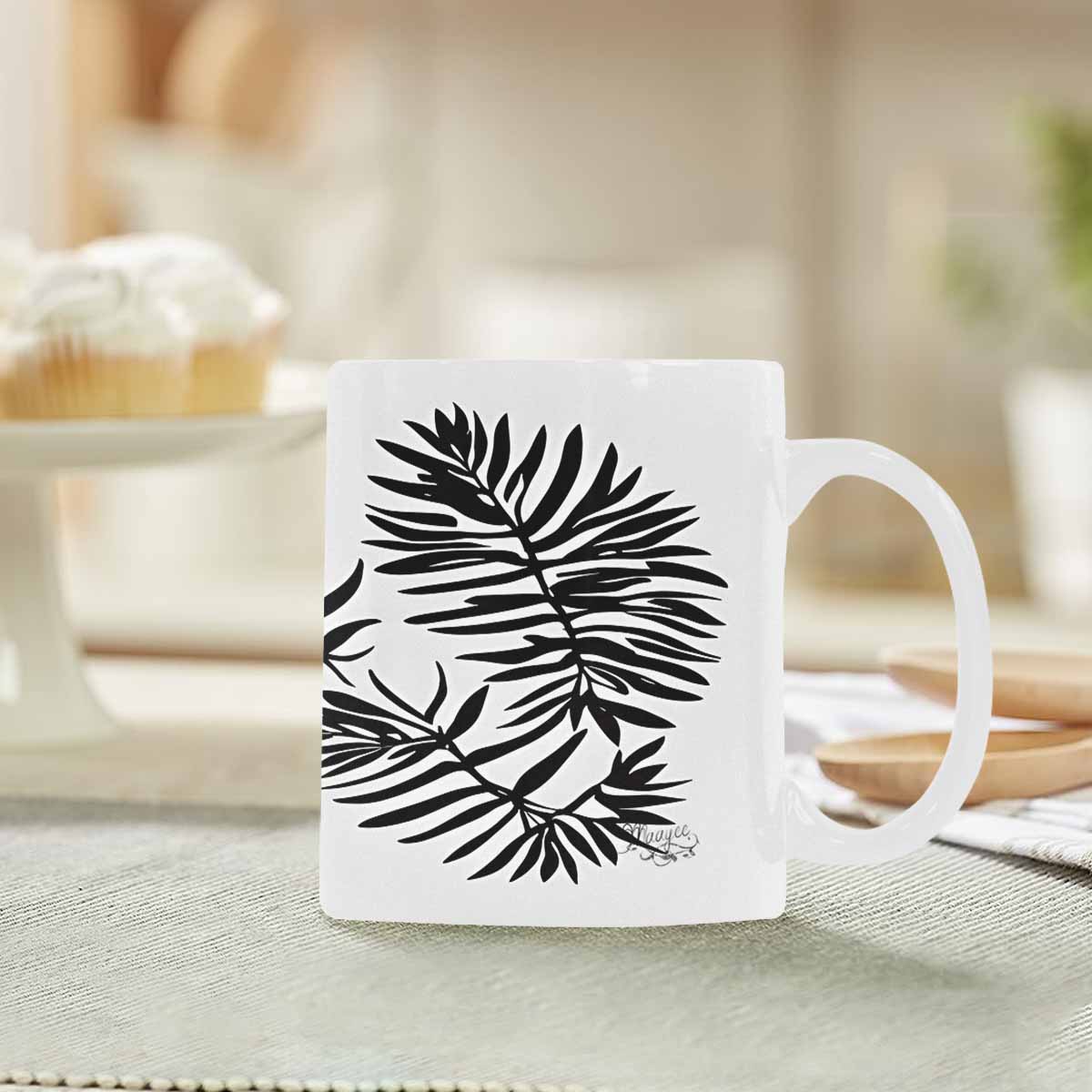 Quality Mug, coffee mug, tea cup, B & W Abstract, Set 1, design 20