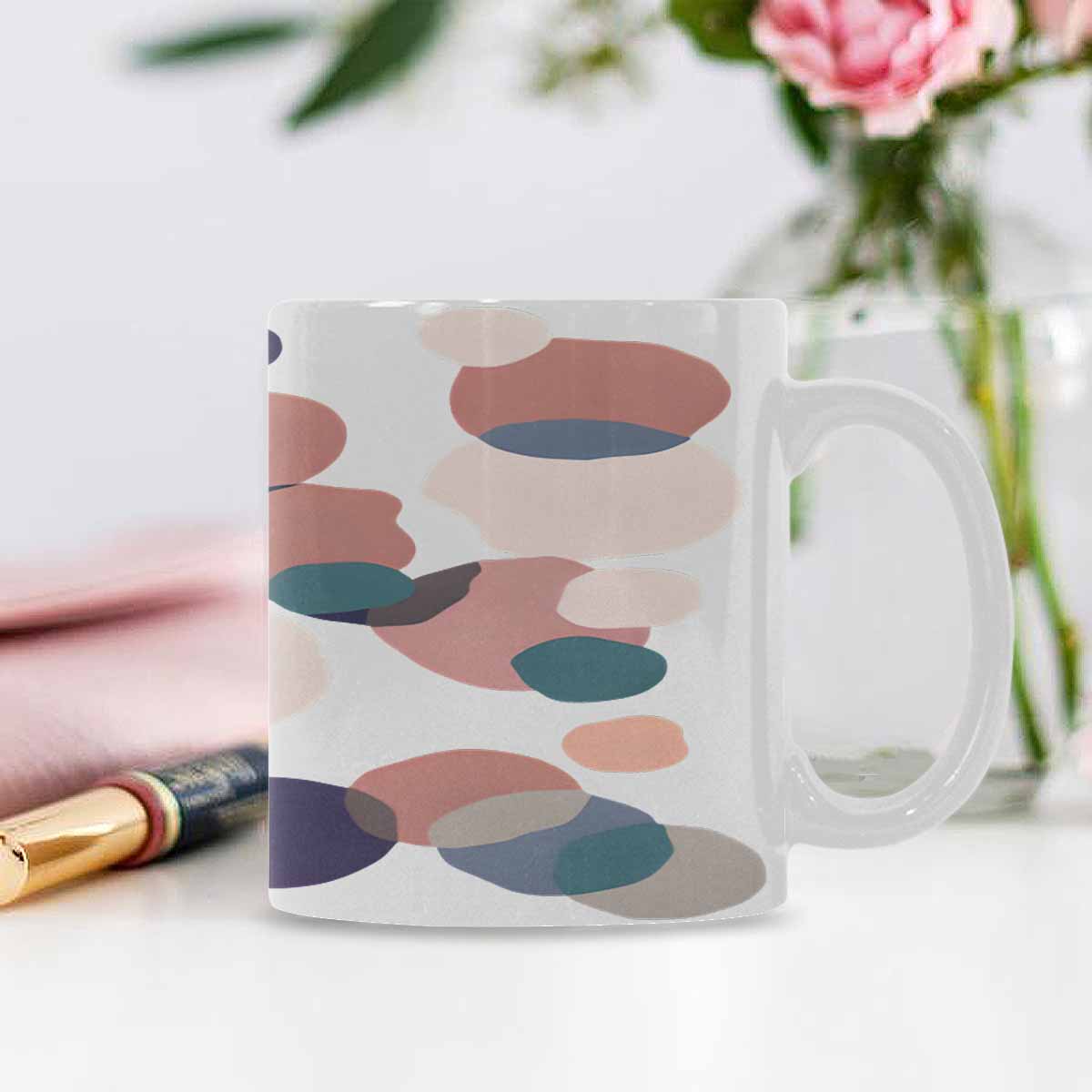 Quality Mug, coffee mug, tea cup, Bold Abstract, Set 1, design 28