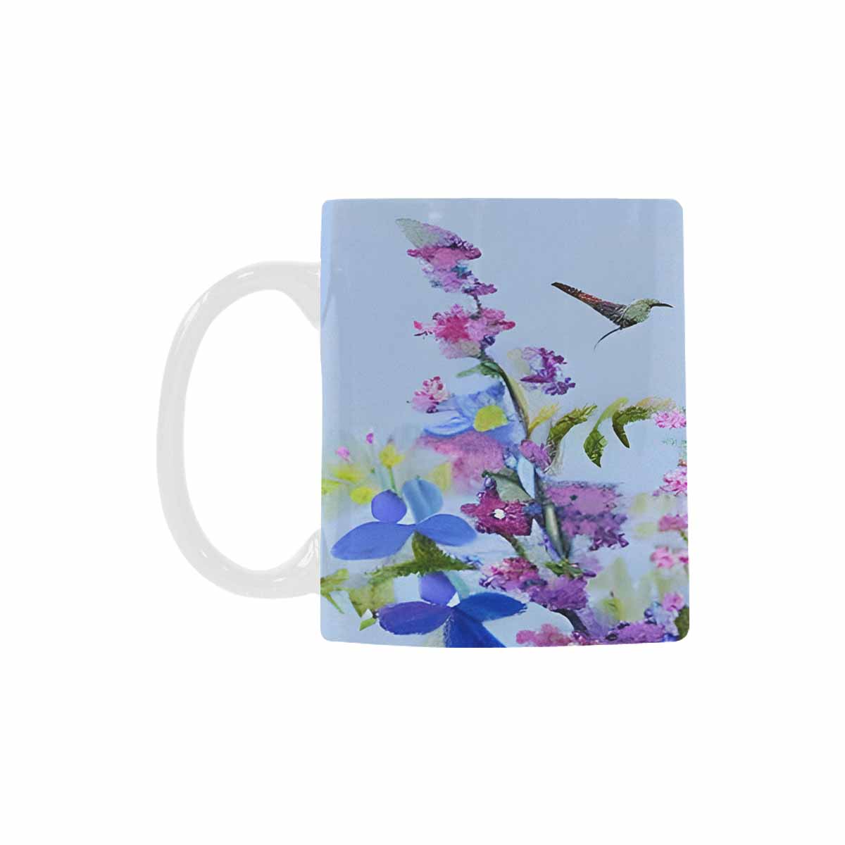 USA made Quality Mug, coffee mug, tea cup, Bright florals, Set 1, Design 94