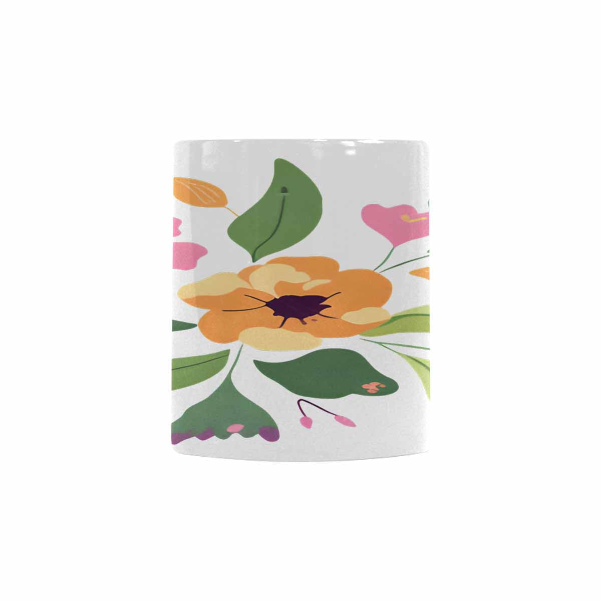 Quality Mug, coffee mug, tea cup, Bright florals, Set 2, design 59
