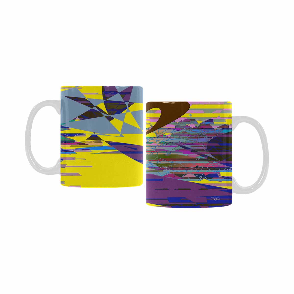 Unique Abstract design coffee mug, set 1, design 175