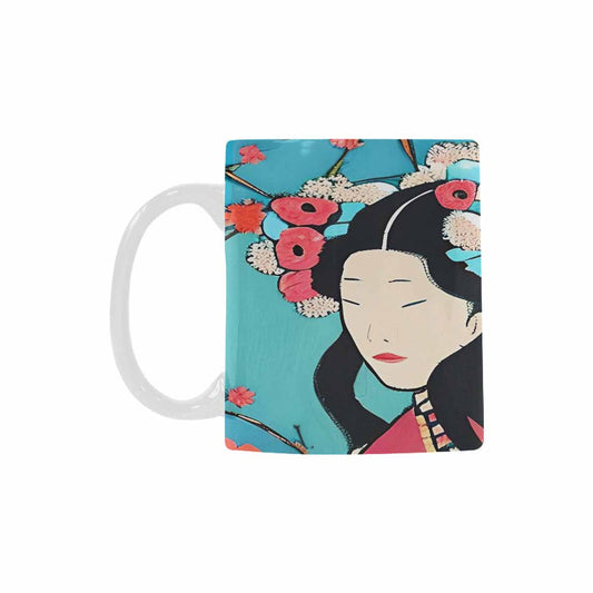 Quality Mug, coffee mug, tea cup, Asian Faces, Design 67