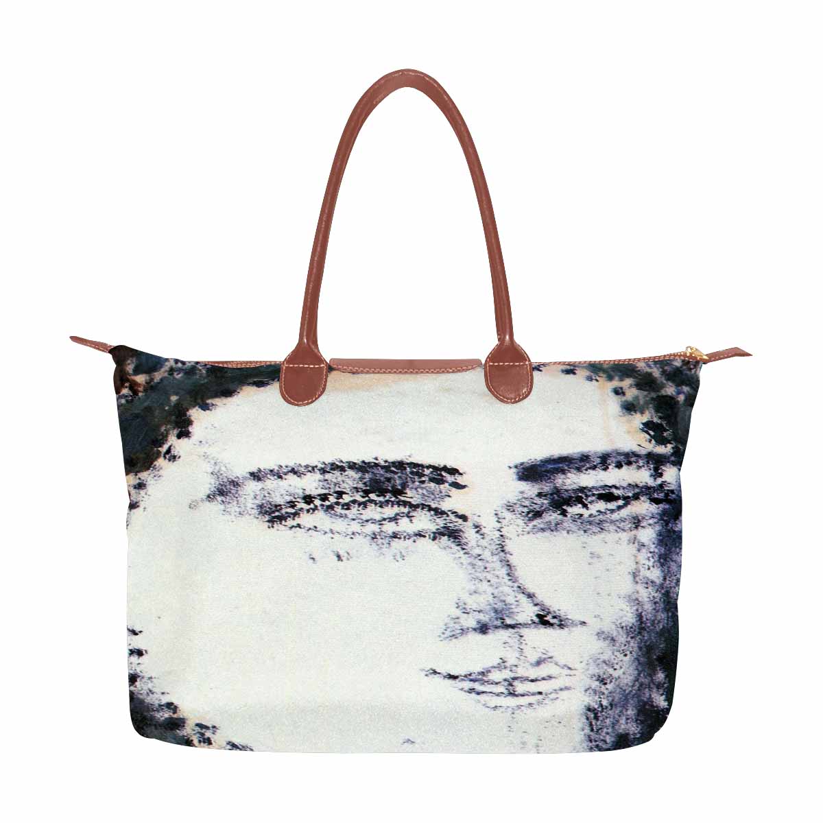 Classic handbag, Modigliani design, choice of 2 colors, Head number 2