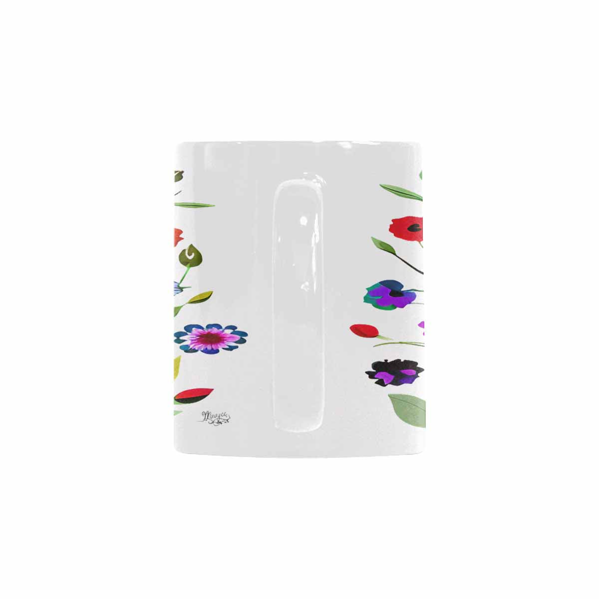 Quality Mug, coffee mug, tea cup, Bright florals, Set 2, design 76
