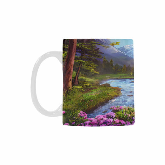 Rivers & Mountains Landscape mugs, set 1 design 18